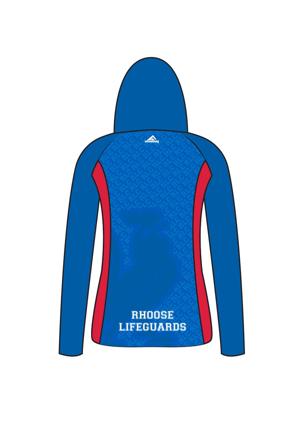 Rhoose Lifeguards Adult Female Zipped Performance Hoodie image 1