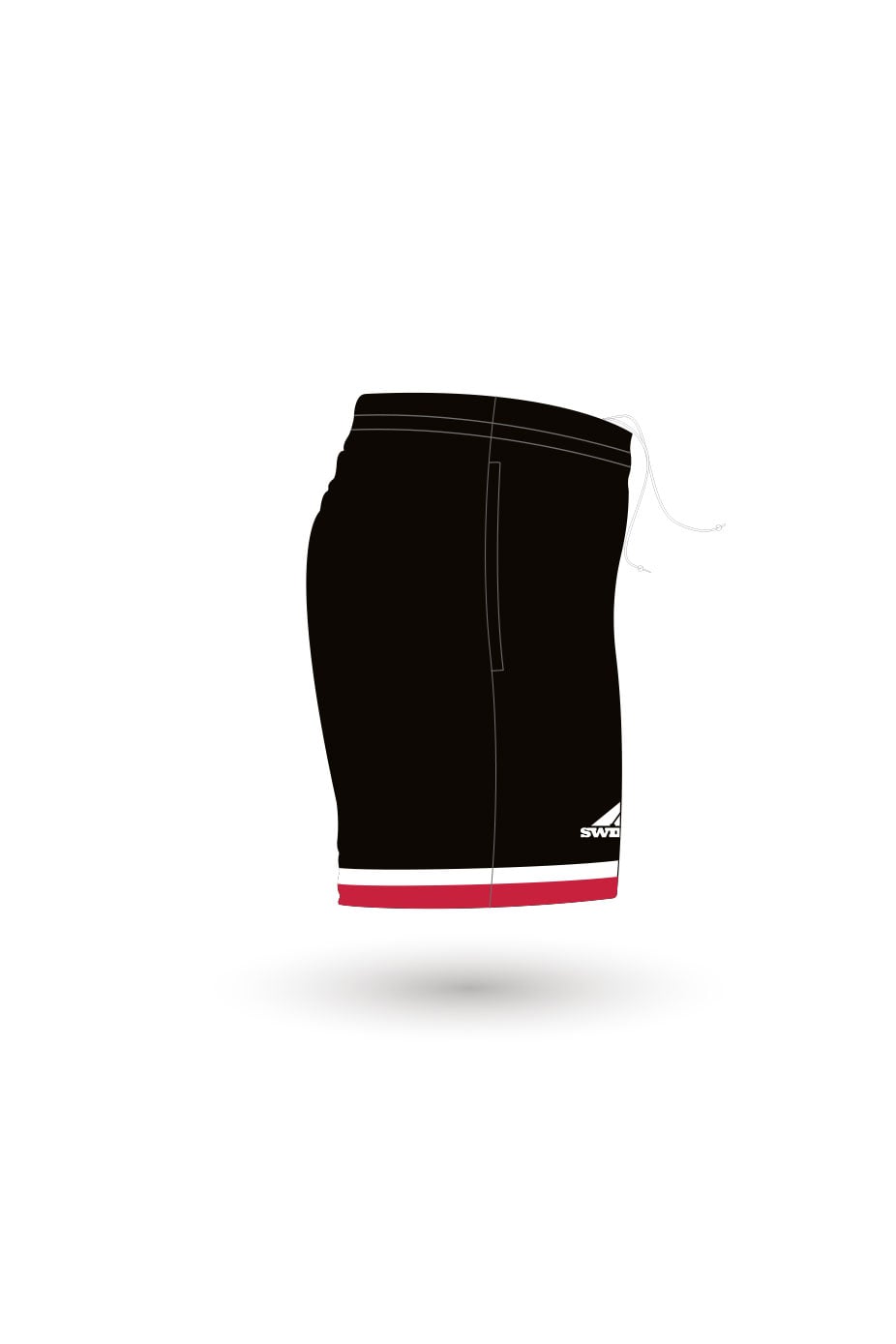 Glen Innes Redfins Swimming Club Adult Unisex Sport Shorts image 1