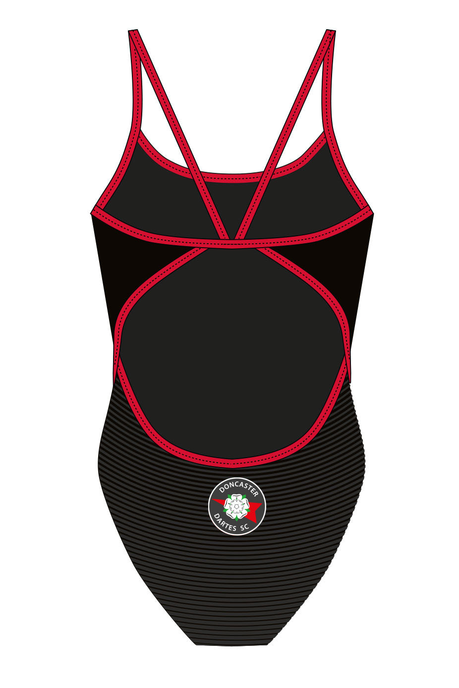 Doncaster Dartes SC Adult Female Thinstrap Swimsuit image 1