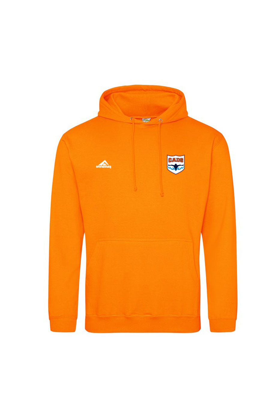 Cleethorpes & District SC Adult Unisex Cotton Pullover Hoodie - Orange image 0