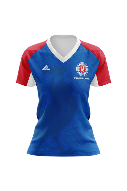 Rhoose Lifeguards Kids Female Club Shirt - V-Neck image 0