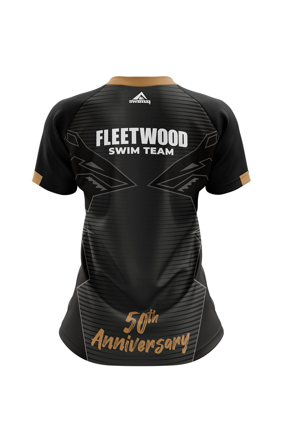 Fleetwood SC Adult Female Swim Team Club Shirt 50th Anniversary - V-Neck image 1