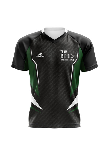 Schools Swimming Super League Adult Unisex Team Bede's Club Shirt - V-Neck image 0