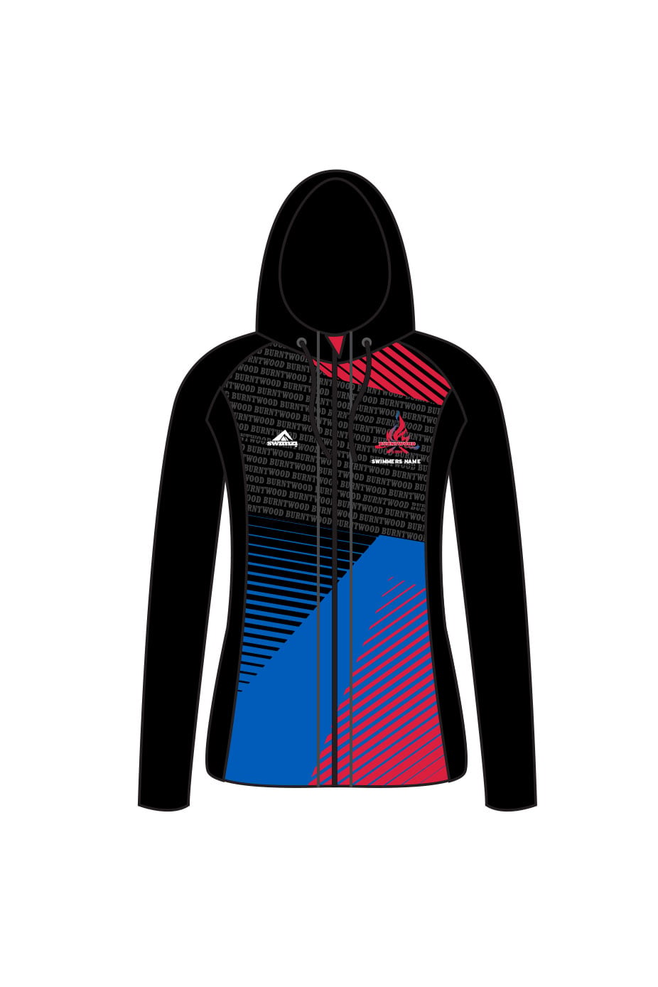 Burntwood SC Adult Female Zipped Performance Hoodie image 0