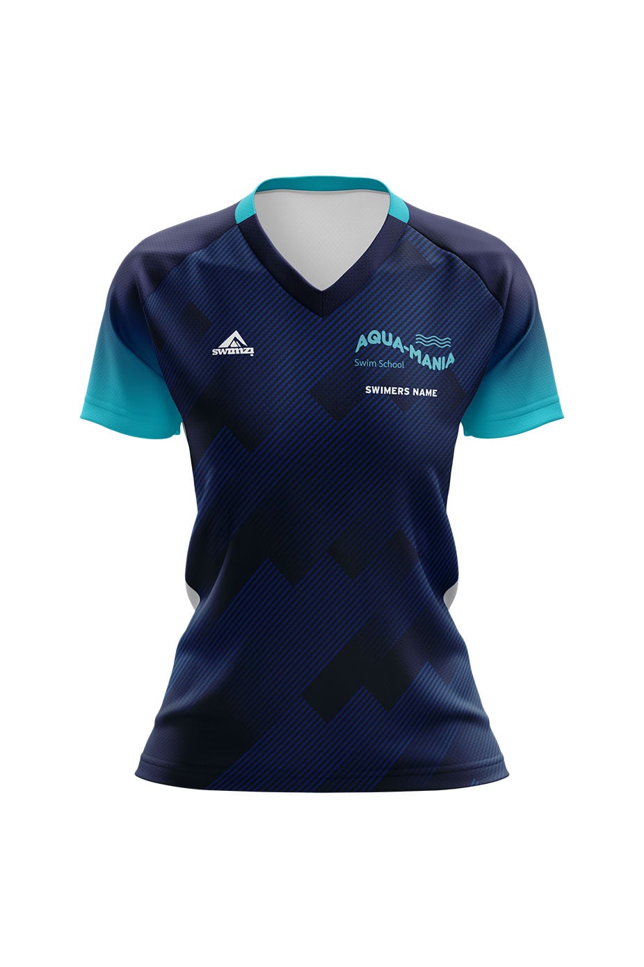 Aqua-Mania Swim School Adult Female Club Shirt - V-Neck image 0