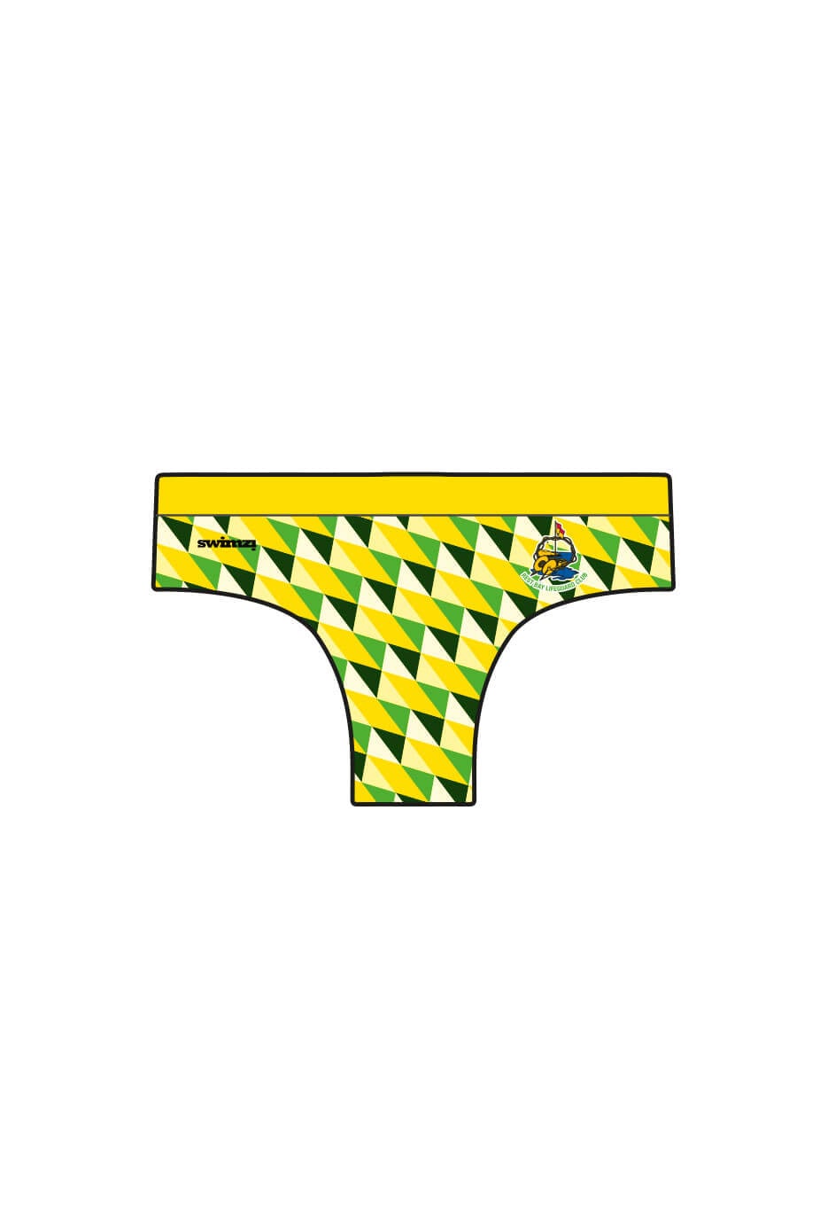 Rest Bay Lifeguards SC Kids Male Swim Trunks - Green image 0