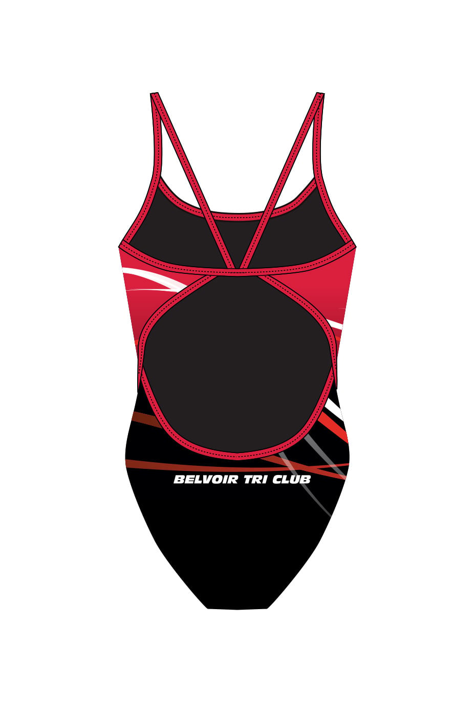 Belvoir Tri Club Adult Female Thinstrap Swimsuit image 1