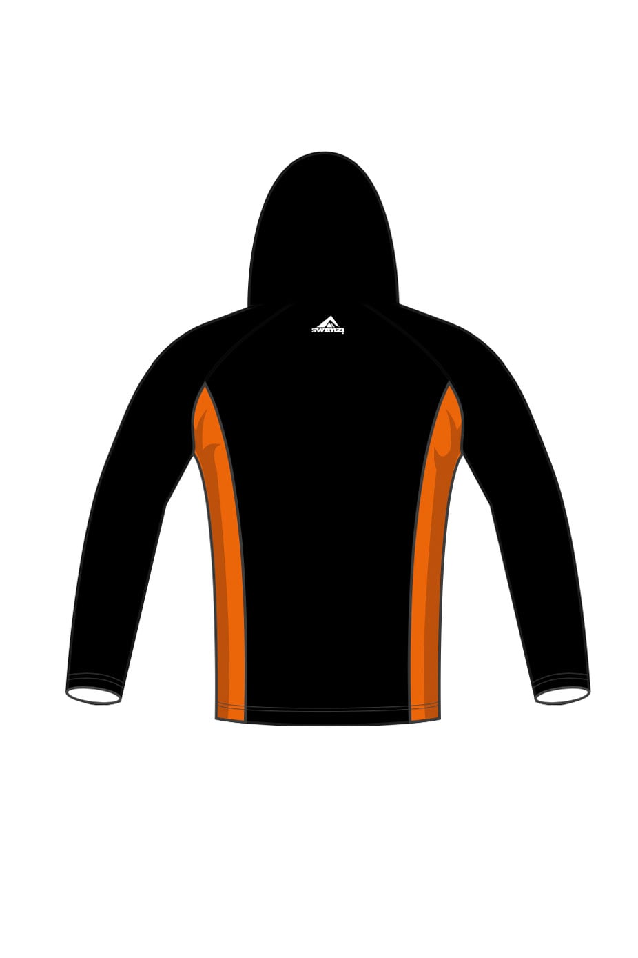 Dawlish Warren LSC Adult Unisex Black Zipped Performance Hoodie image 1