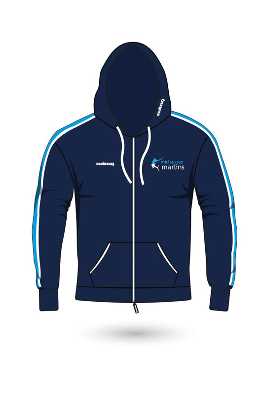 TEAMWEAR OUTLET SHOP! Kids Mid Sussex Marlins SC Unisex Sweat Zipped Hoodie image 0