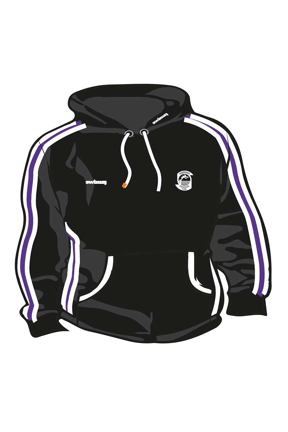 TEAMWEAR OUTLET SHOP! Kids Thurrock SC Unisex Sweat Pullover Hoodie image 0