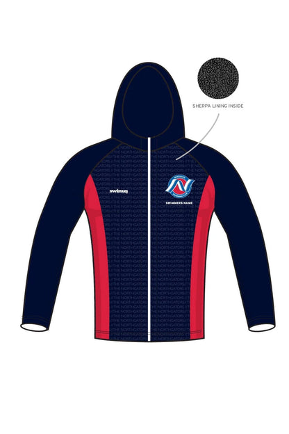 Northgate Swimming Club Adult Unisex Winter Zipped Performance Hoodie image 0