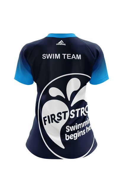 First Strokes Adult Female Club Swimmers V-Neck image 1