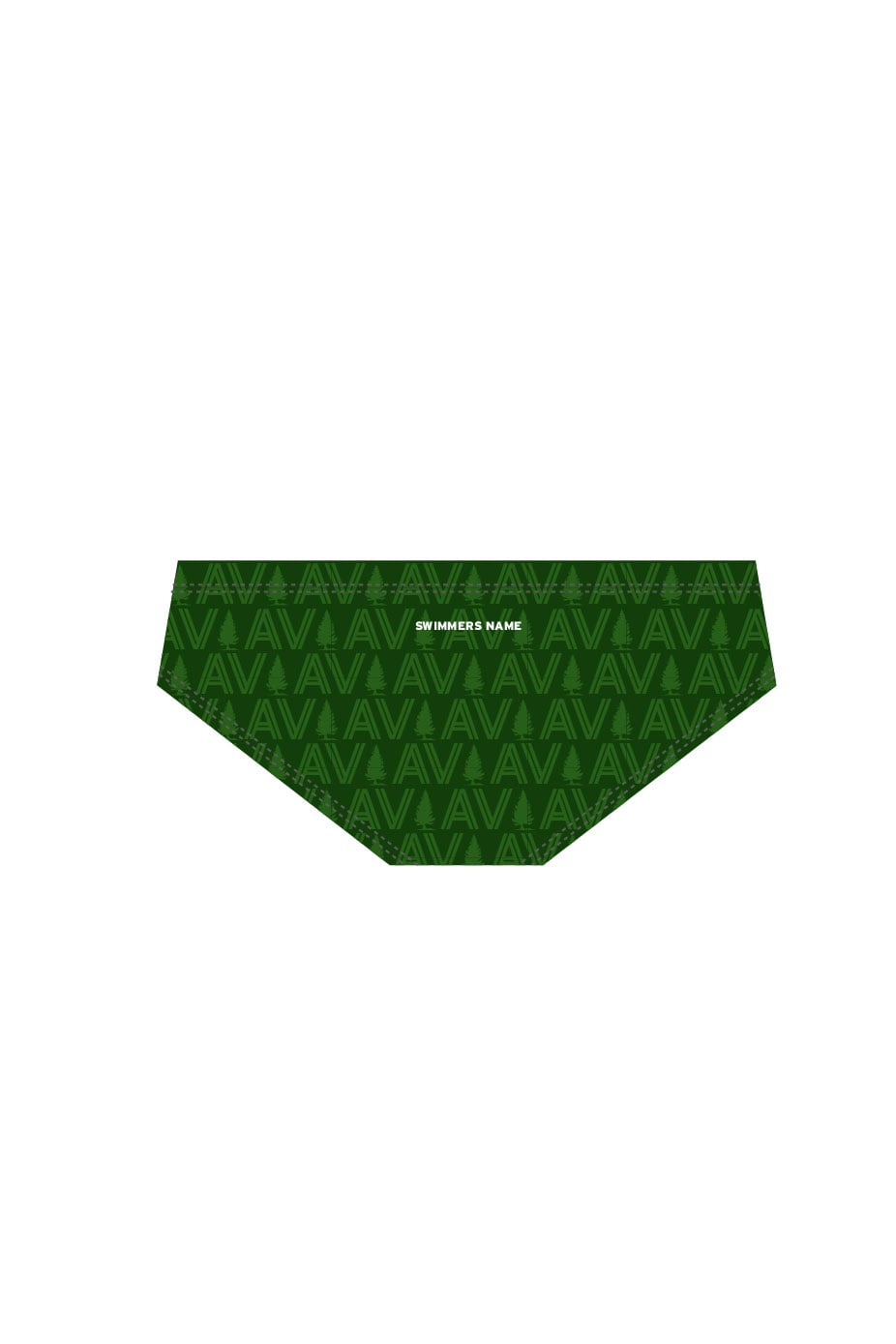 Afan Valley SC Adult Male Swim Trunks - 12cm image 1