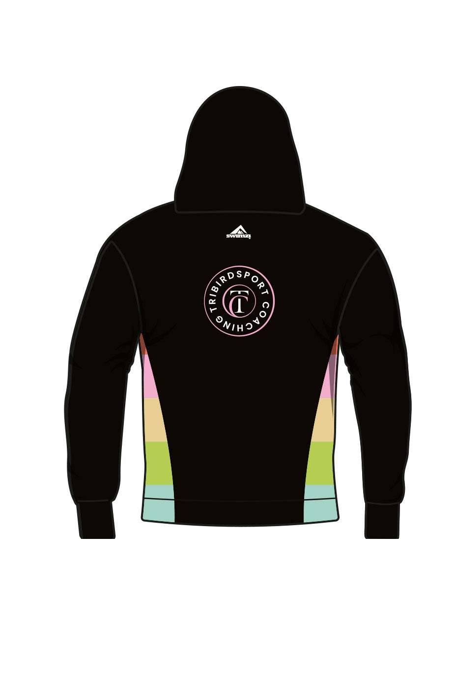 Tribirdsport Coaching Adult Unisex Pullover Performance Hoodie - Black image 1