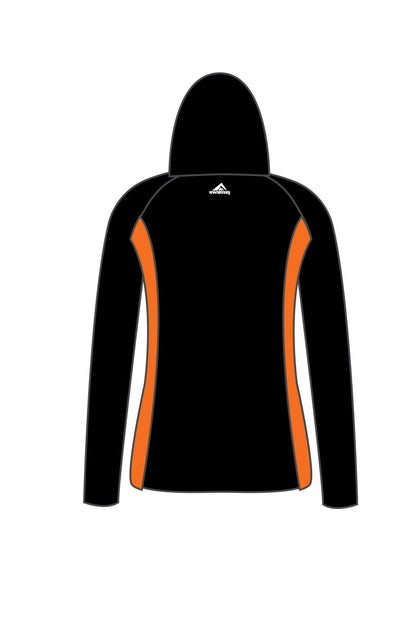 Dawlish Warren LSC Adult Female Black Zipped Performance Hoodie image 1
