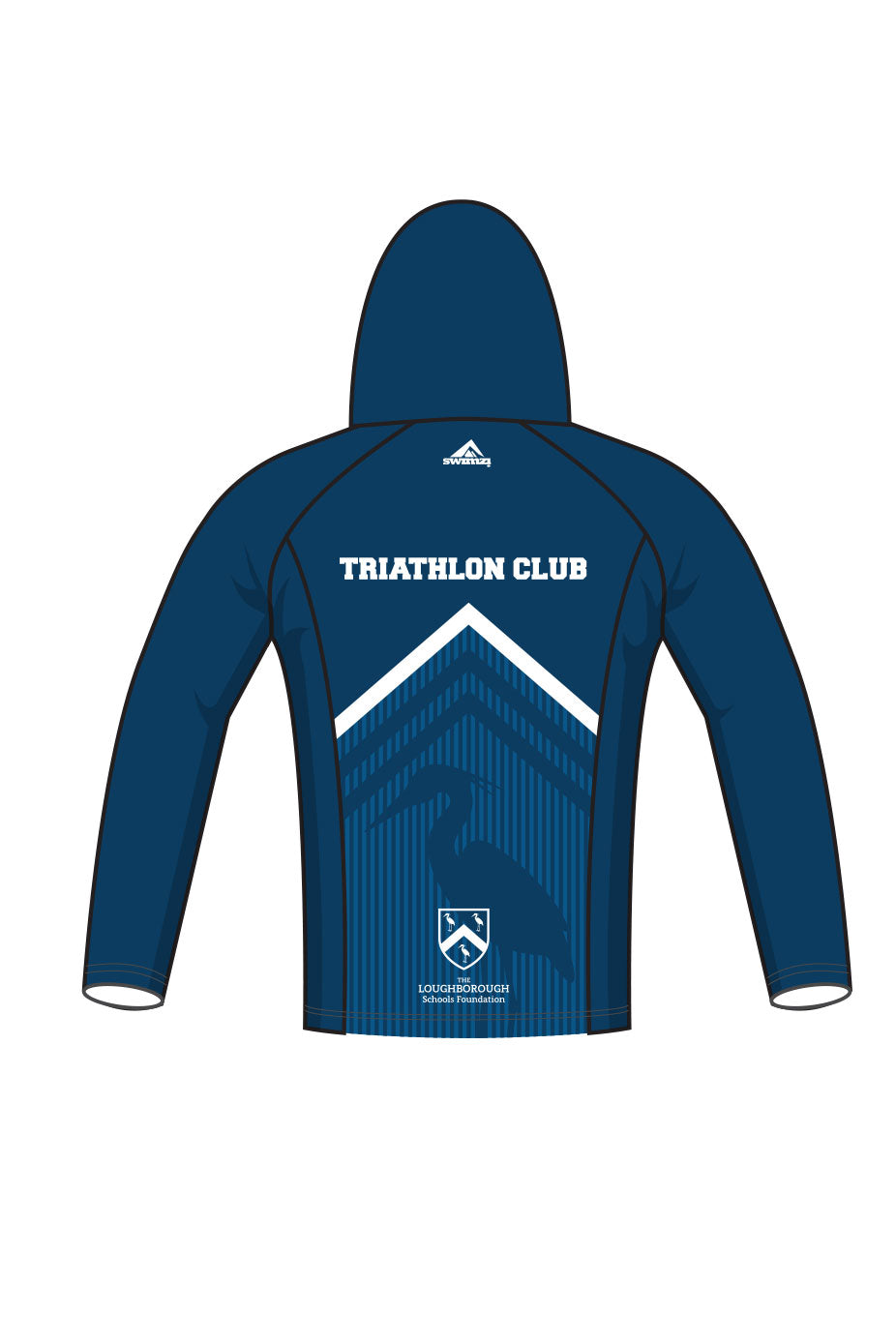 The Loughborough Schools Foundation Adult Unisex Zipped Performance Hoodie image 1