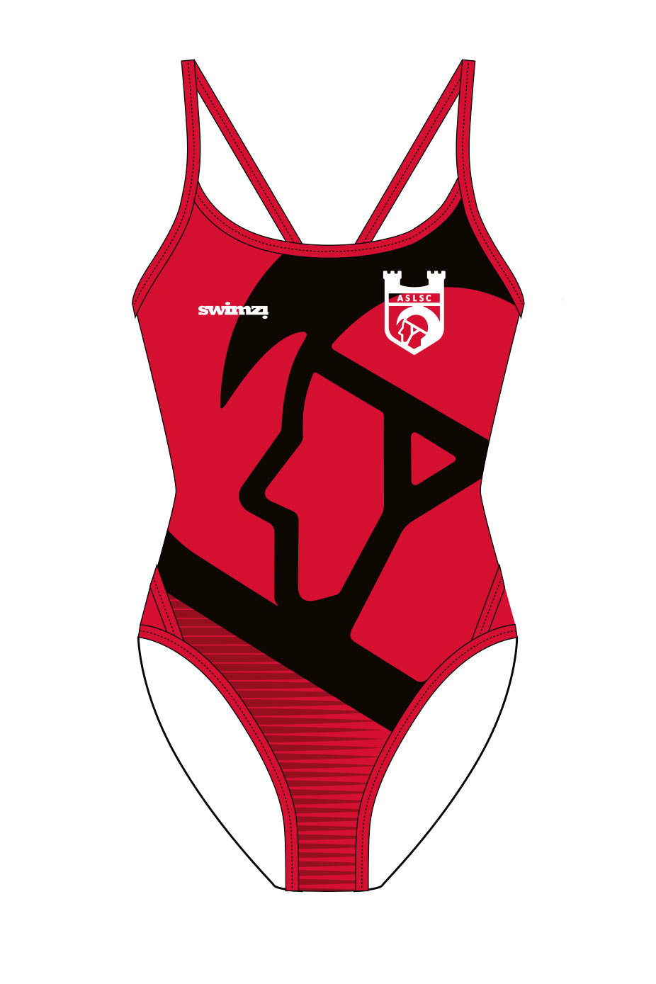 Aberystwyth Surf Lifesaving Club Adult Thinstrap Swimsuit image 0