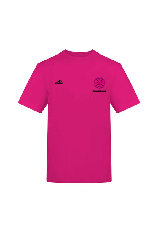 Vale SLSC Adult Unisex Cotton Shirt - Crew Neck - Pink image 0