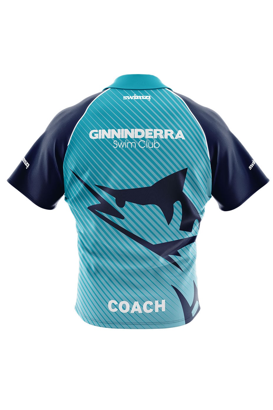 Ginninderra Swim Club Adult Unisex Polyester National Rep Shirt - Polo Neck - Coach image 1