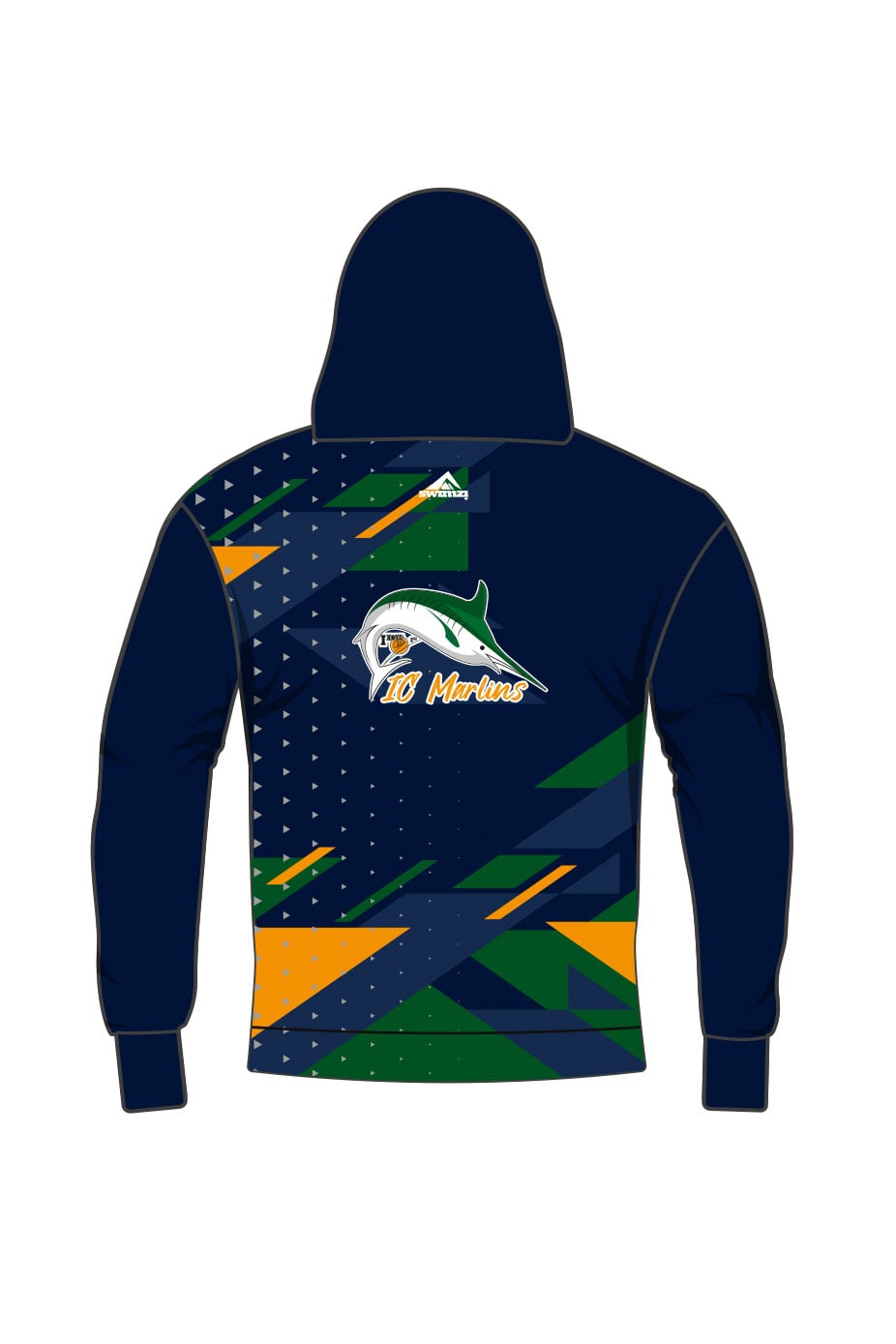 IC Marlins Adult Unisex Pullover Performance Hoodie image 1