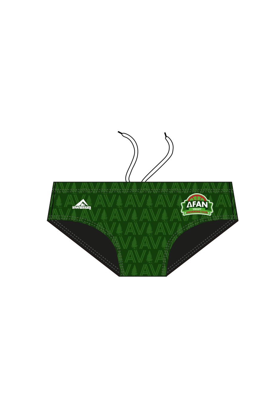Afan Valley SC Adult Male Swim Trunks - 12cm image 0
