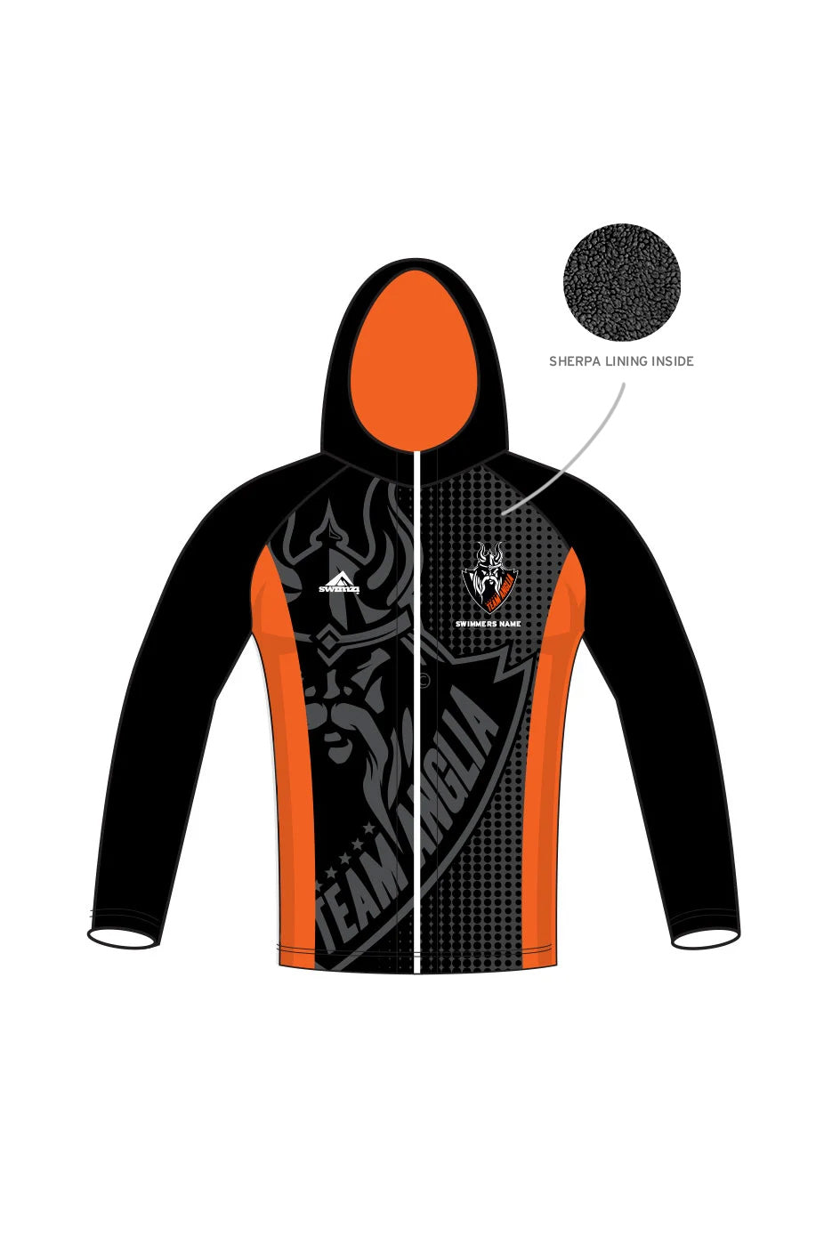 Team Anglia Masters Adult Unisex Winter Zipped Performance Hoodie image 0