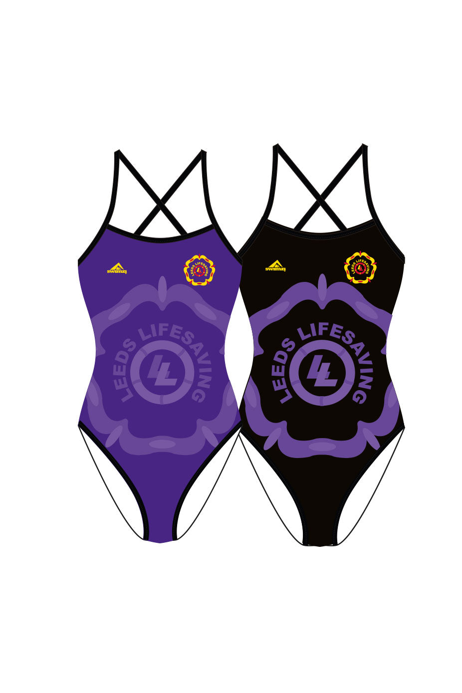 Leeds Lifesaving Adult Female Tie Back Swimsuit image 0