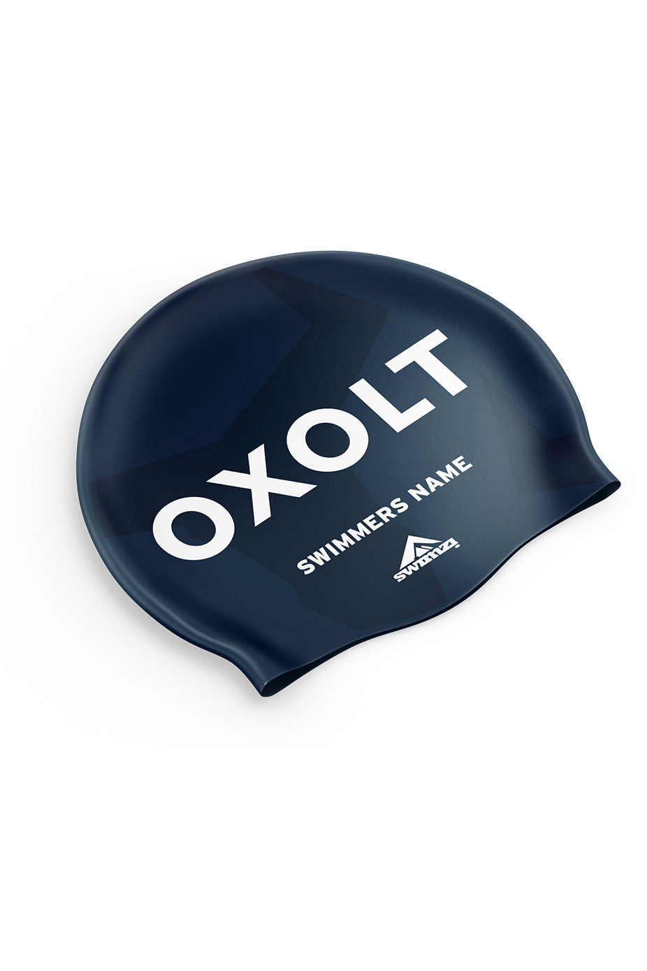 Unisex Club Swim Cap - Silicone Suede - Blue image 0