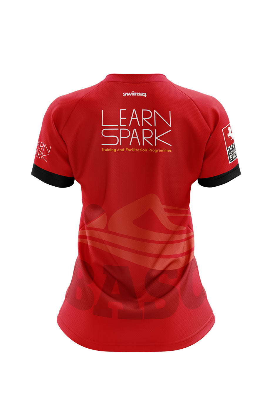 Banbridge Amateur Swimming Club Adult Female Club Shirt - V-Neck - RED image 1