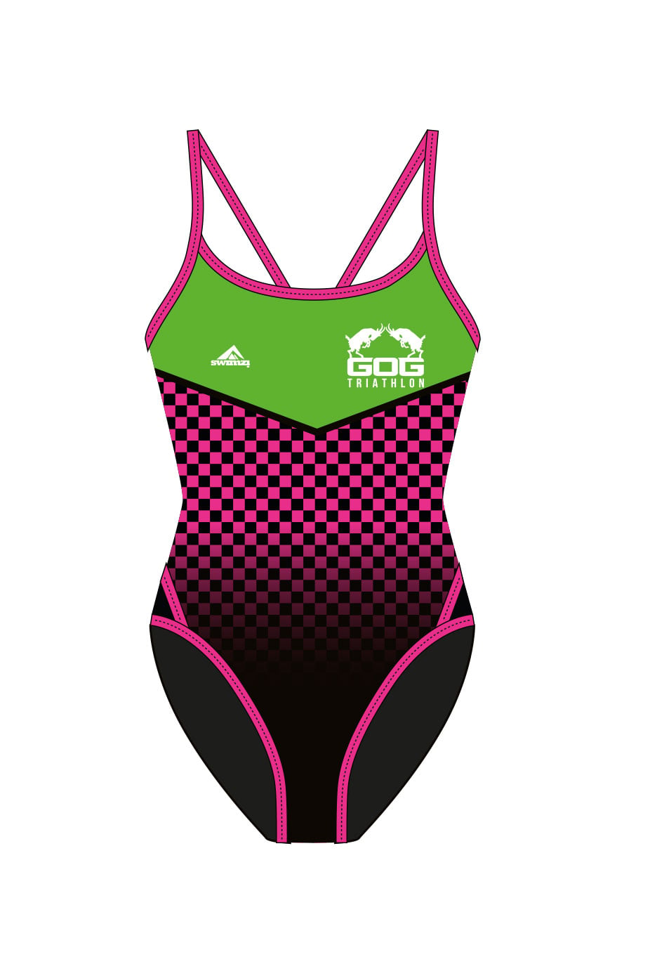 GOG Triathlon Club Adult Female Thinstrap Swimsuit - Option 1 image 0