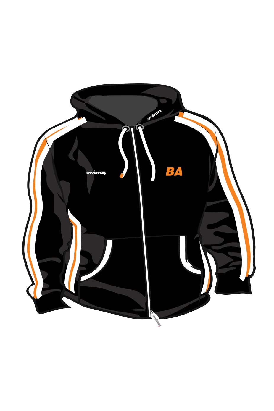 Blackpool Aquatics SC Adult Unisex Sweat Zipped Hoodie image 0