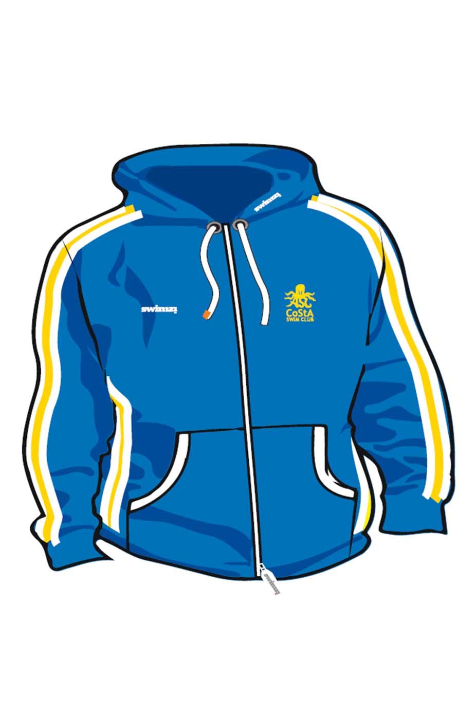 City of St Albans SC Kids Unisex Sweat Zipped Hoodie image 0