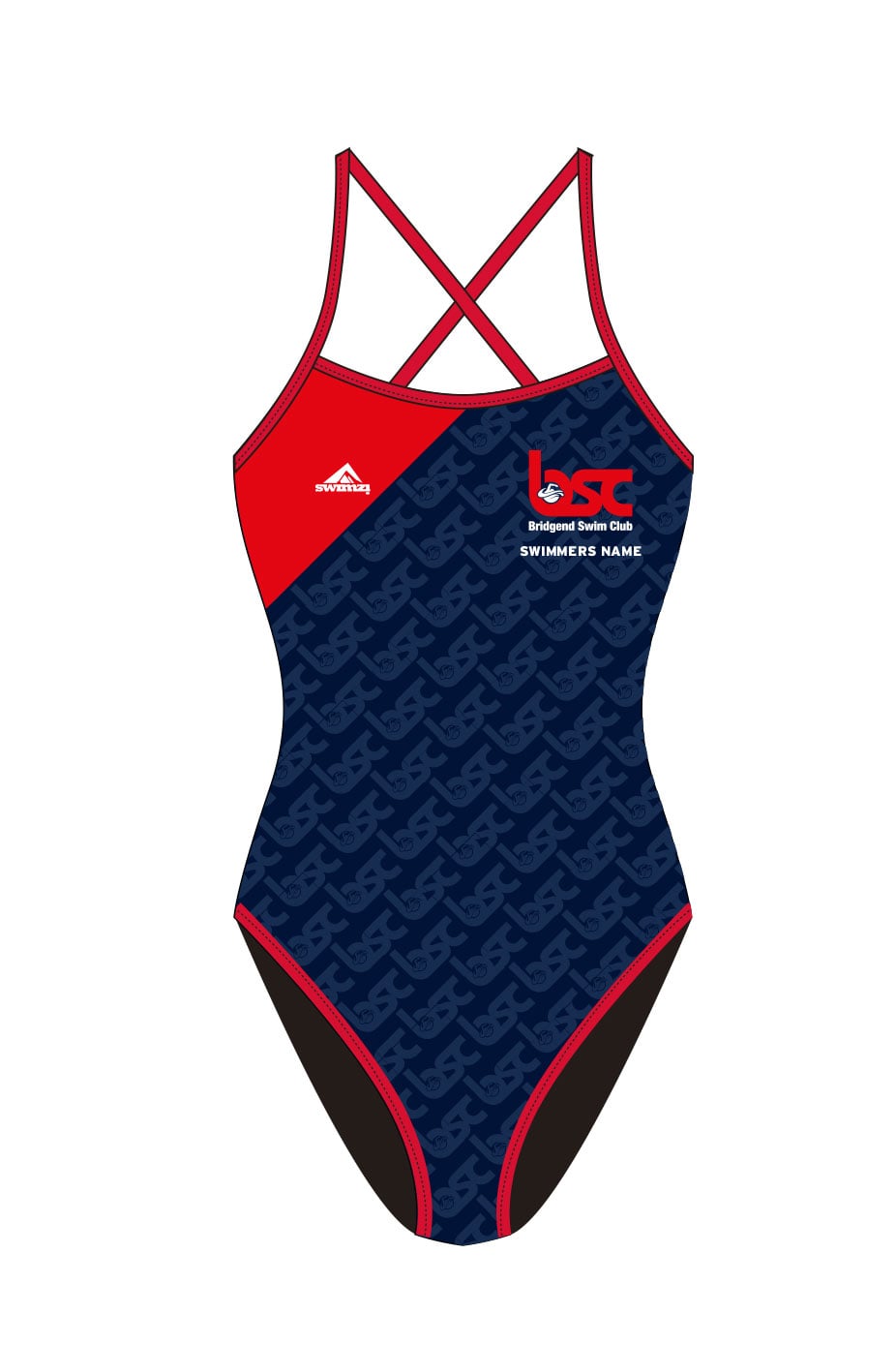 Bridgend Swim Club Adult Female Tie Back Swimsuit image 0