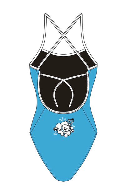 Polar Bear Challenge Adult Female Polar Bear Tie Back Swimsuit image 1