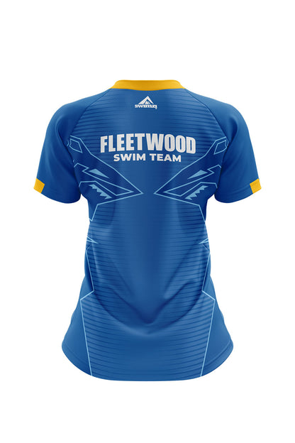 Fleetwood SC Adult Female Swim Team Club Shirt - V-Neck image 1