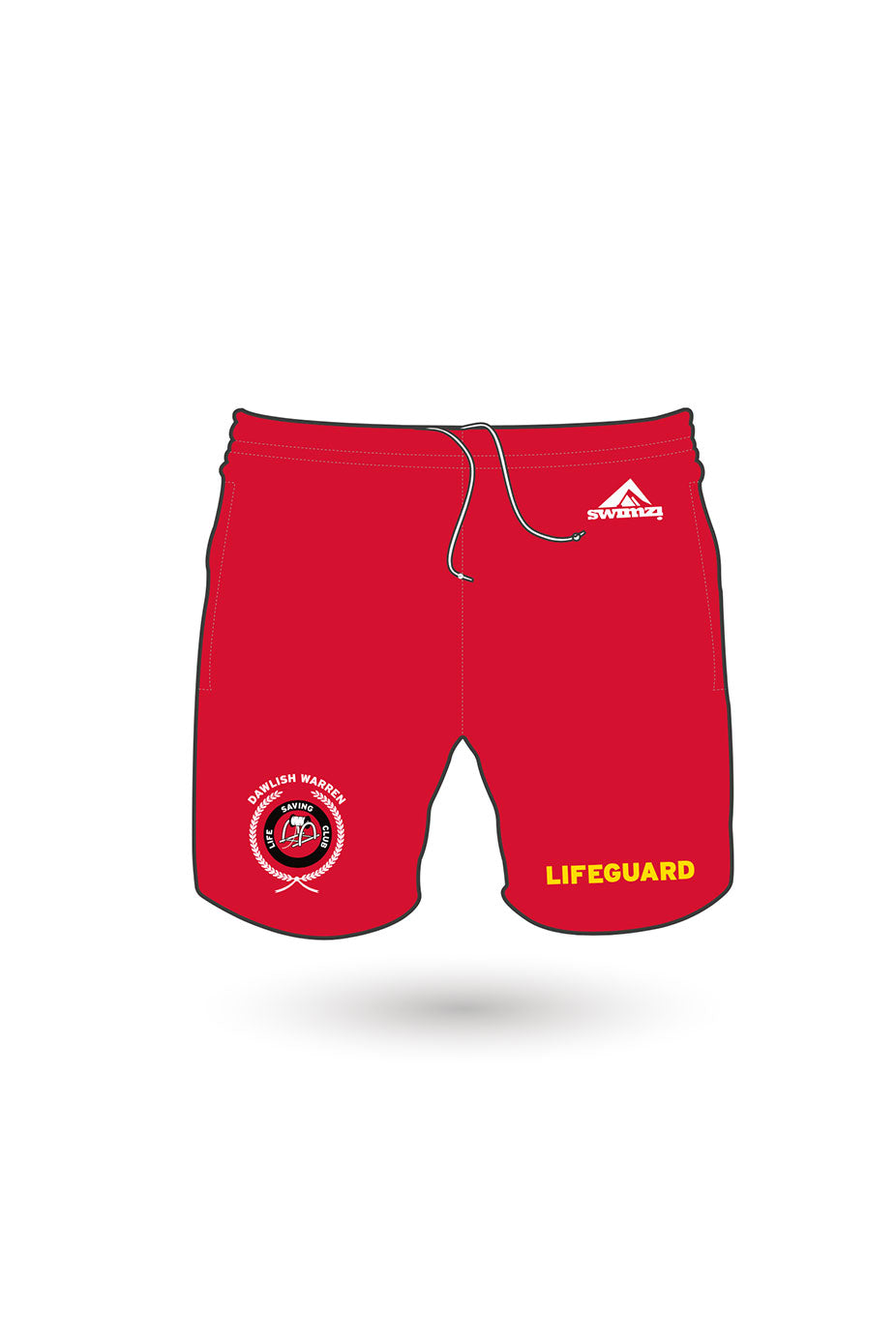Dawlish Warren LSC Kids Unisex Lifeguard Sports Shorts image 0