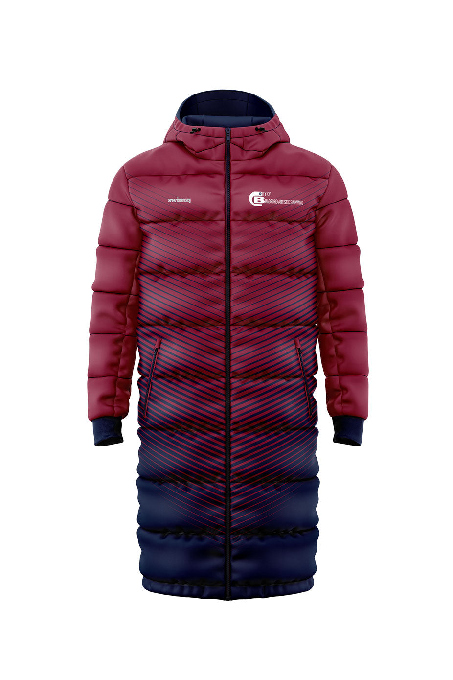 City of Bradford SC Adult Artistic Swimming Unisex Reversible Parka image 0