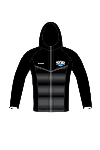 Tain SC Adult Unisex Zipped Performance Hoodie - Black image 0
