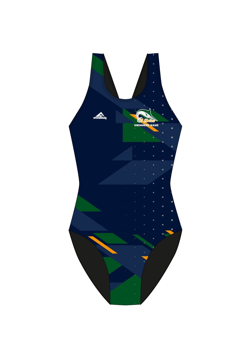 IC Marlins Adult Female Broadstrap Swimsuit image 0