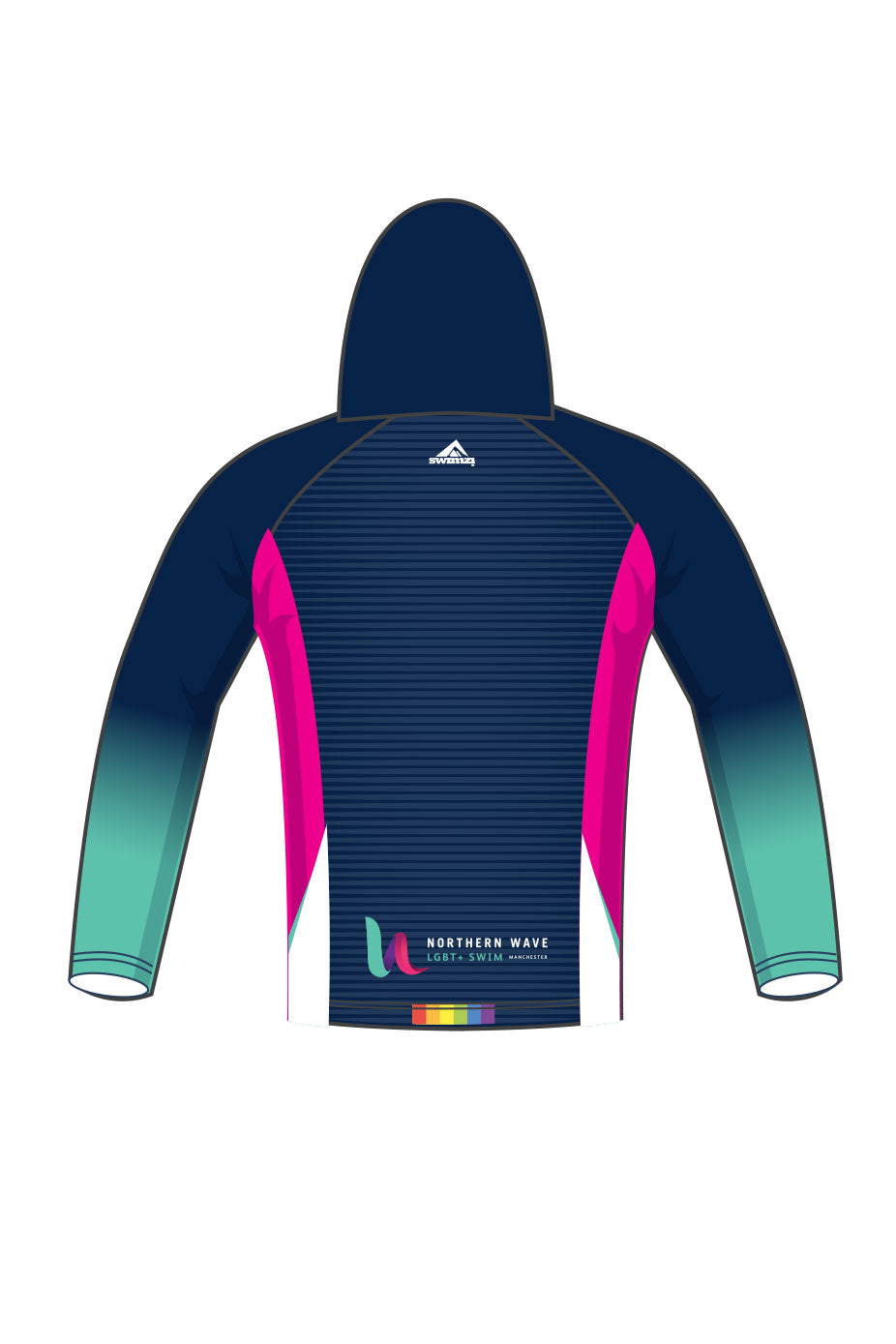 Northern Wave Adult Unisex Zipped Performance Hoodie image 1