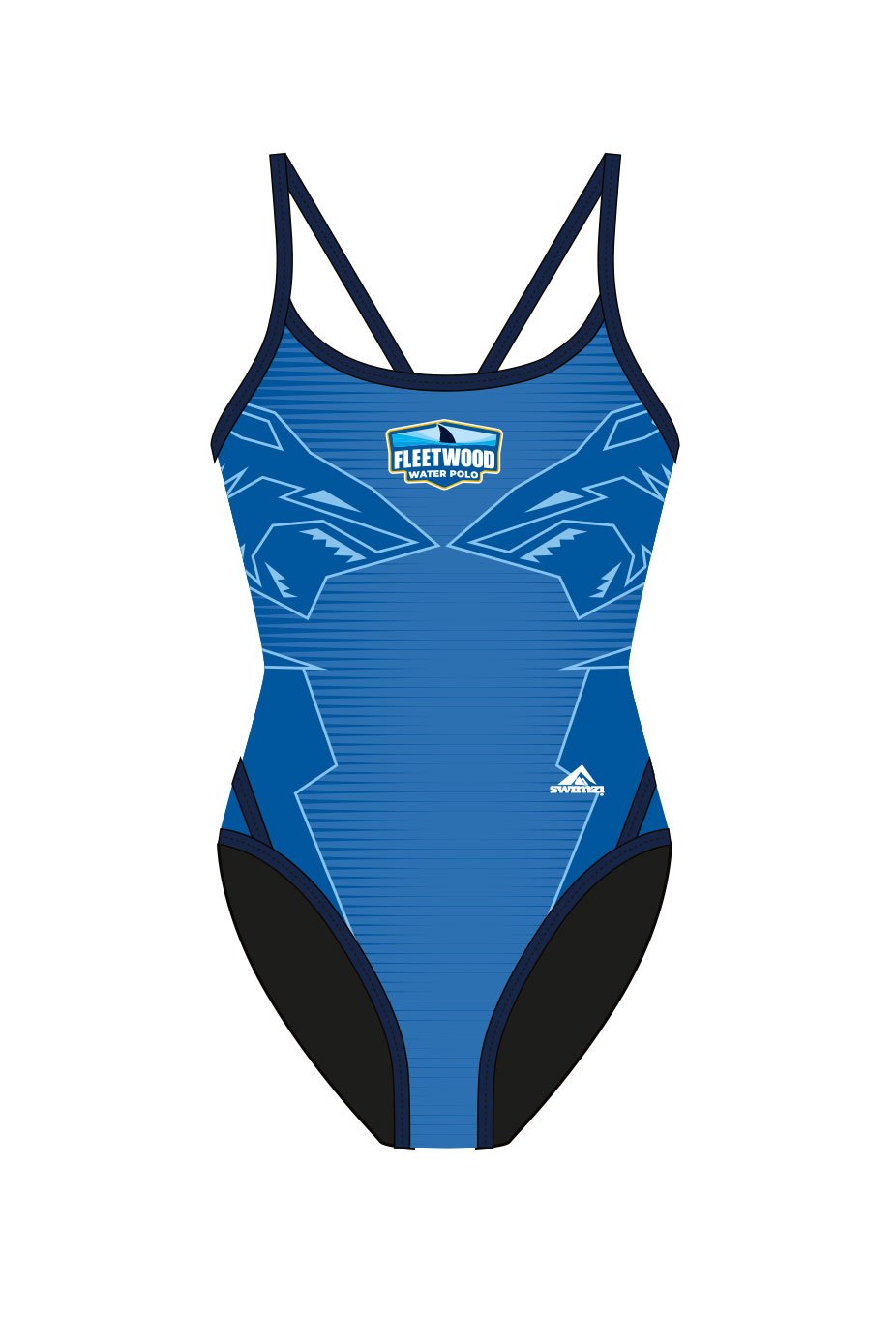Fleetwood SC Kids Female Water Polo Thinstrap Swimsuit image 0