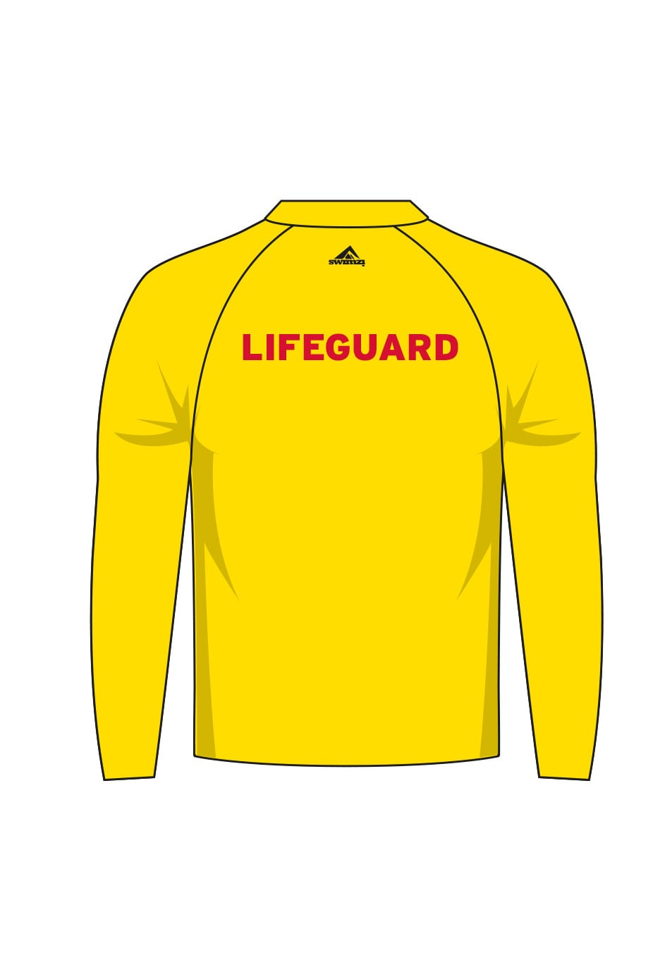 Dawlish Warren LSC Adult Unisex Long Sleeve Lifeguard Shirt - V-Neck image 1