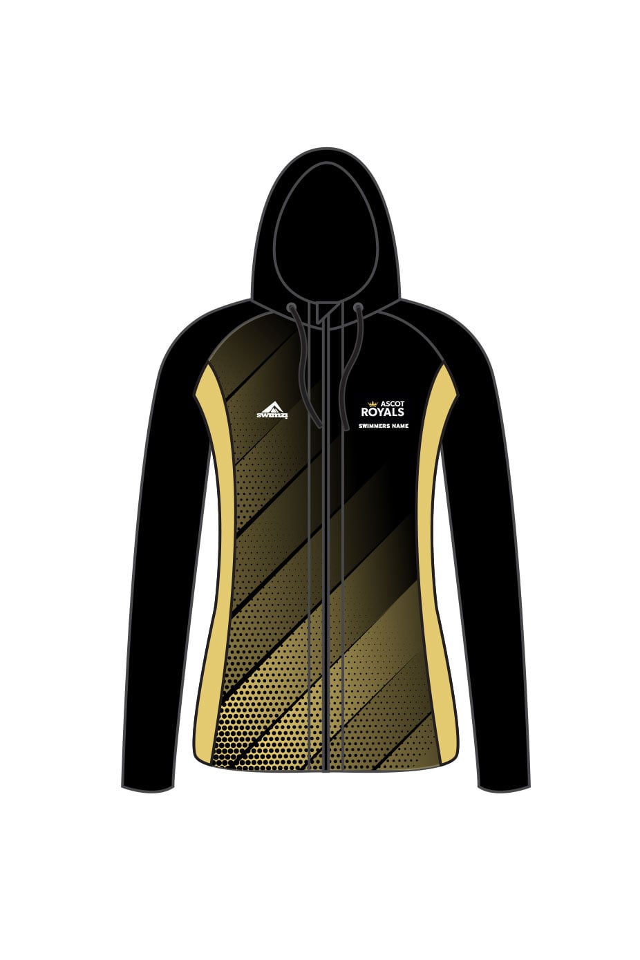 Ascot Royals Swim Club Adult Female Zipped Performance Hoodie image 0