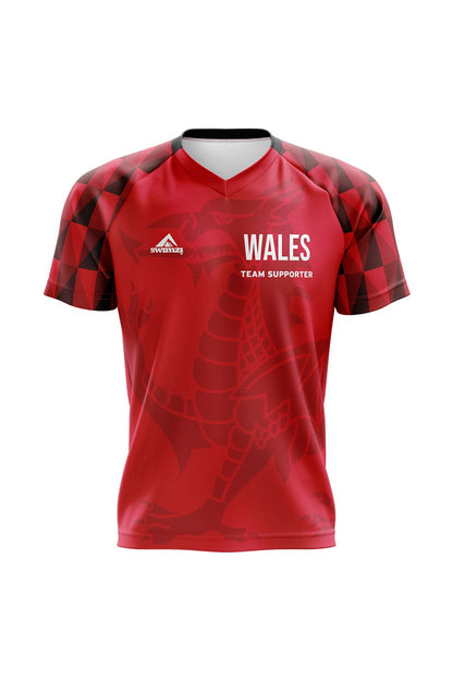RLSS Wales Lifesaving Team Kids Unisex Team Supporter Shirt - V-Neck image 0