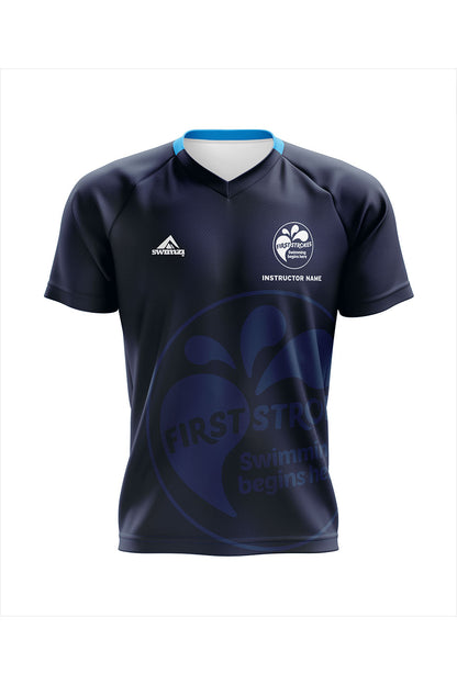 First Strokes Adult Unisex Staff Shirt - V-Neck image 0