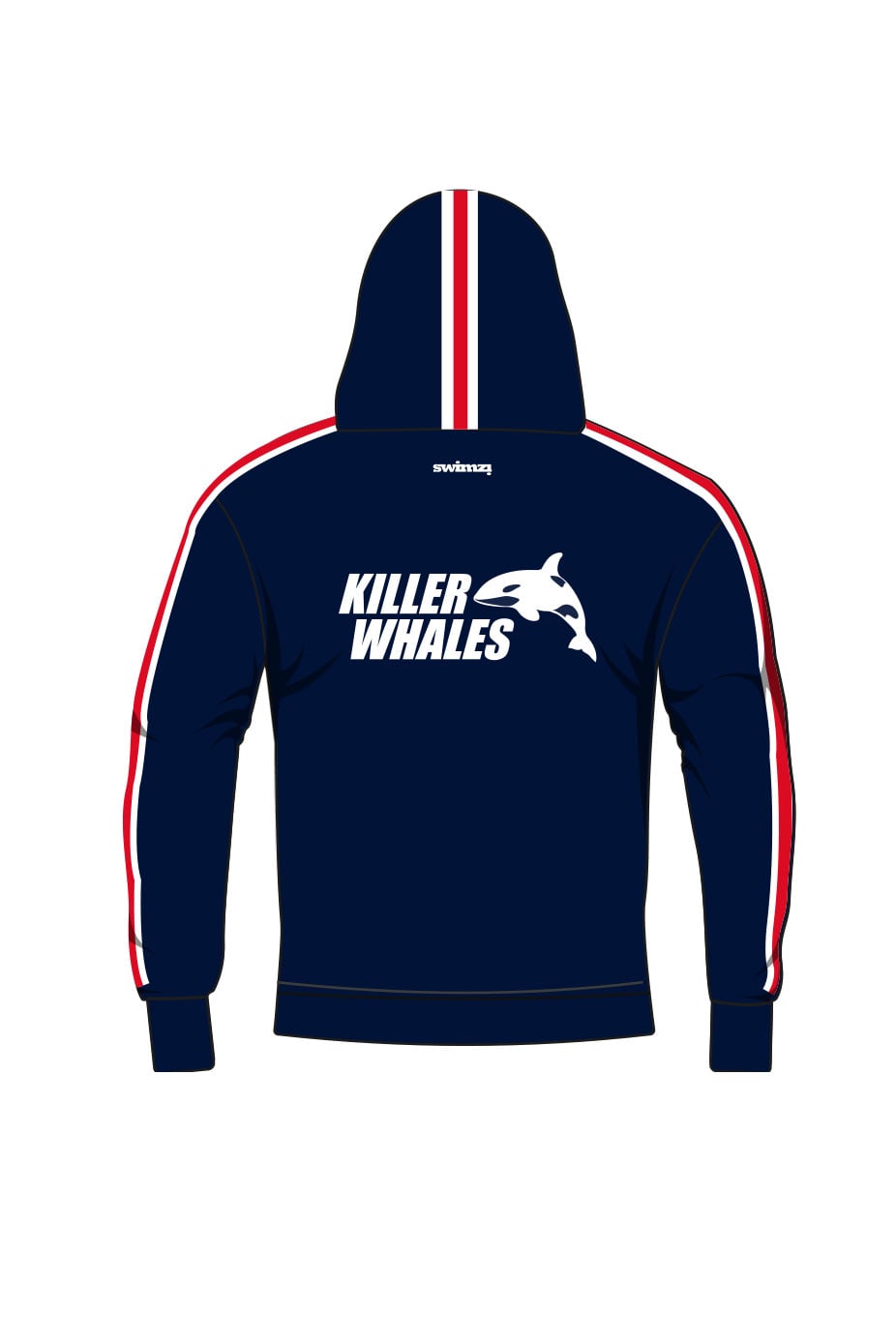 Killerwhales SC Adult Unisex Pullover Performance Hoodie image 1