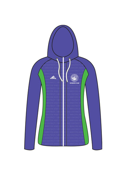 Brecon & District SC Adult Female Zipped Performance Hoodie image 0