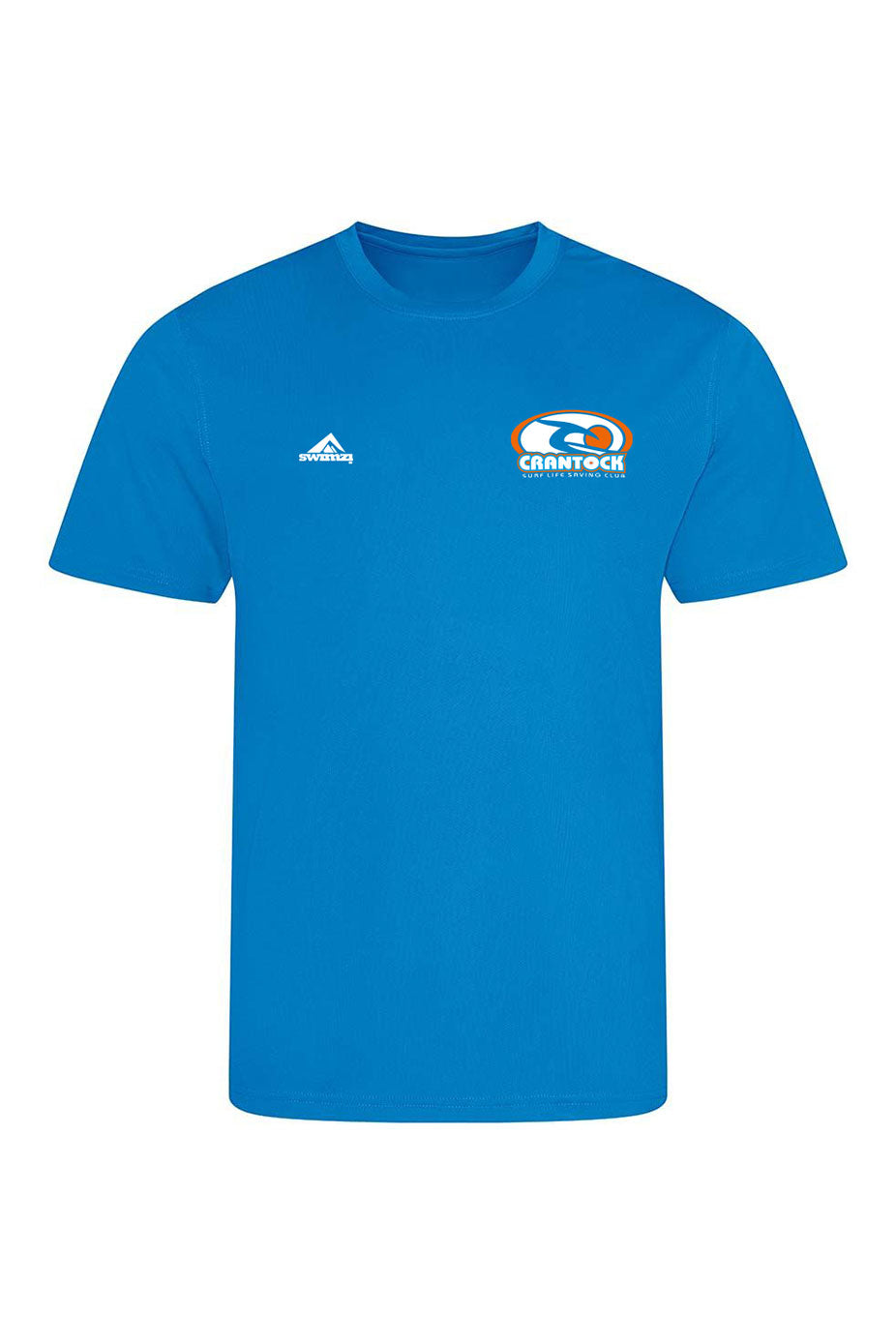 Crantock SLSC Adult Unisex Cool Tee - Crew Neck - Club Logo image 0