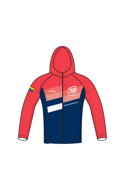 Out to Swim Kids Unisex Zipped Performance Hoodie image 0