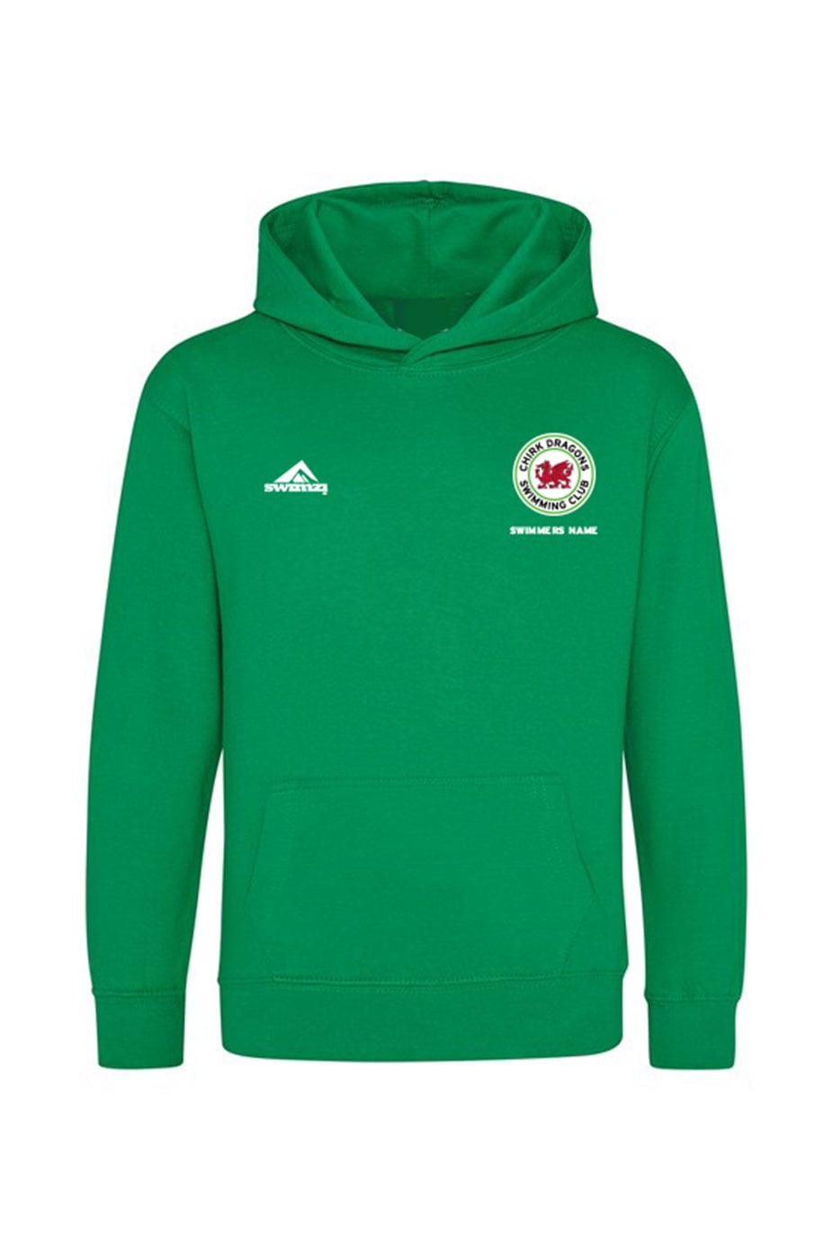 Chirk SC Adult Unisex Cotton Pullover Hoodie - Green image 0